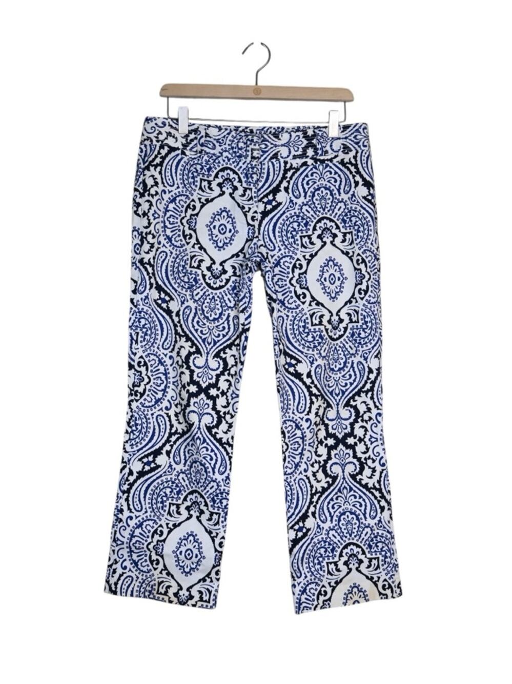 J. Crew Women's 6 City Fit Garden Party Capri Pants